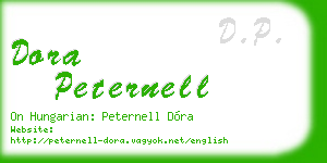 dora peternell business card